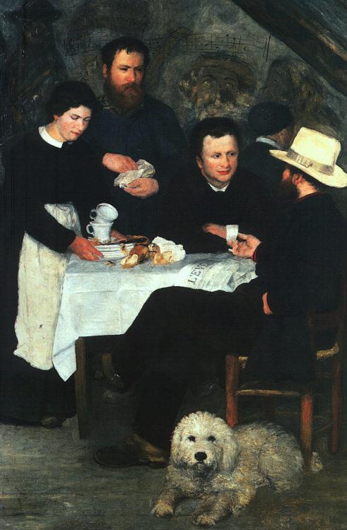 Pierre Renoir Mother Anthony's Inn at Marlotte France oil painting art